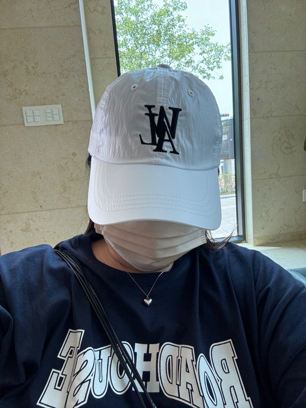 [WOOALONG]★ Signature Nylon Ball Cap (White Logo) MUSINSA | WOOALONG Signature Logo ball cap_NYLON WHITE