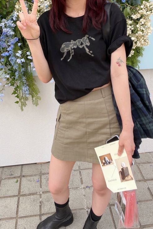 MUSINSA | MASSNOUN [#16] Fade Ant Short Sleeve T-Shirt