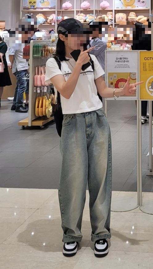 MUSINSA | AVANDRESS BUCKLE WIDE DENIM PANTS WASHING GRAY