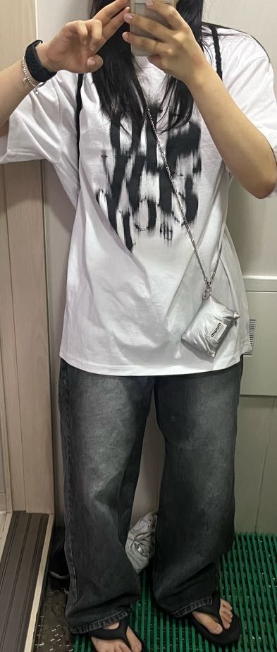 MUSINSA | AVANDRESS this is wide denim pants snow BLUE