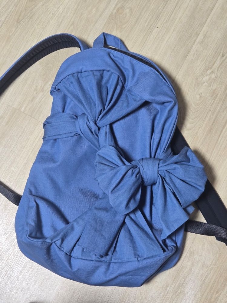 バックパック・リュック IUGAMAKARAS Knotted Backpack DenimSky Blue IUG23B02SB MUSINSA | IUGAMAKARAS Knotted Backpack (Denim-Sky Blue)