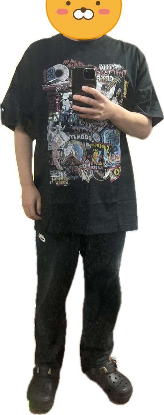 【GRAILZ】COLLAGE T-SHIRTS [BLACK] MUSINSA | GRAILZ COLLAGE T-SHIRTS [BLACK]