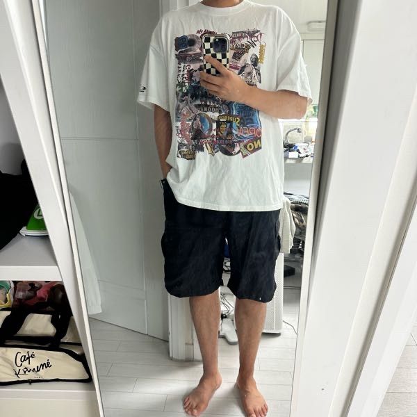 MUSINSA | GRAILZ COLLAGE T-SHIRTS [CHARCOAL]