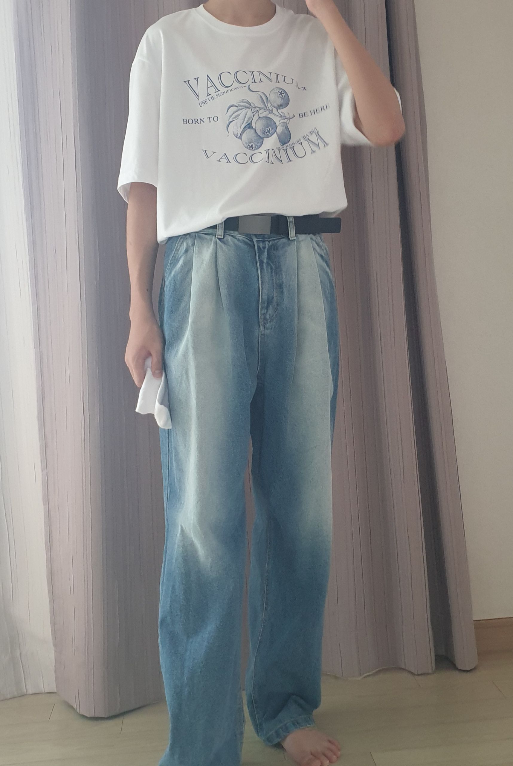 Tシャツ・カットソー [DRAW FIT] BLUEBERRY PRINTING T-SHIRT MUSINSA | DRAW FIT Blueberry Printing T-Shirt [BLACK]