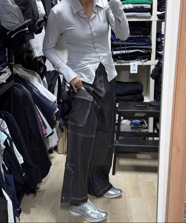 MUSINSA公式 | YASE [Lab Series] Spider Leather Sneakers Black