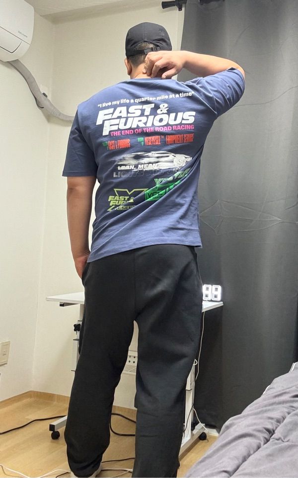 MUSINSA | YESEYESEE YES x Fast & Furious Emblem Tee Dark Blue