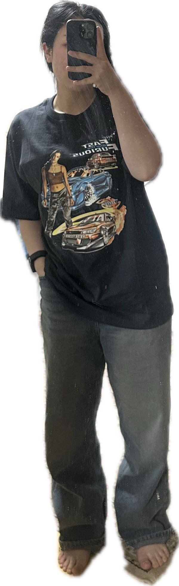 Tシャツ・カットソー YESEYESEE Y.E.S x Fast & Furious Letty Tee MY419 MUSINSA | YESEYESEE YES x Fast & Furious Letty Tee Charcoal
