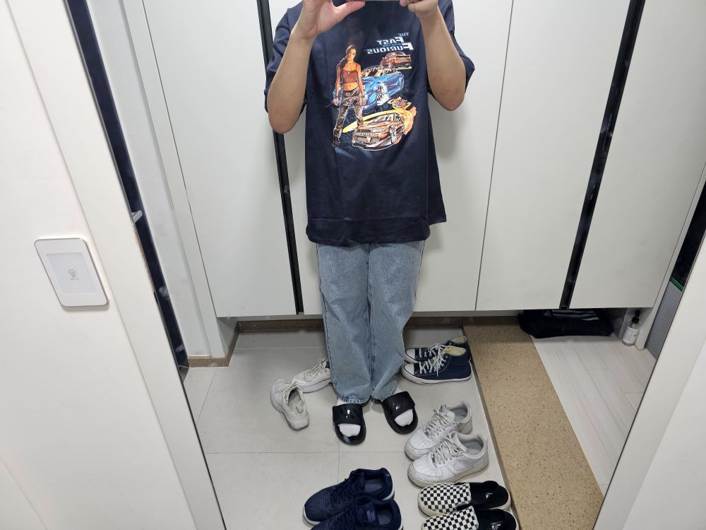 MUSINSA | YESEYESEE YES x Fast & Furious Letty Tee Charcoal