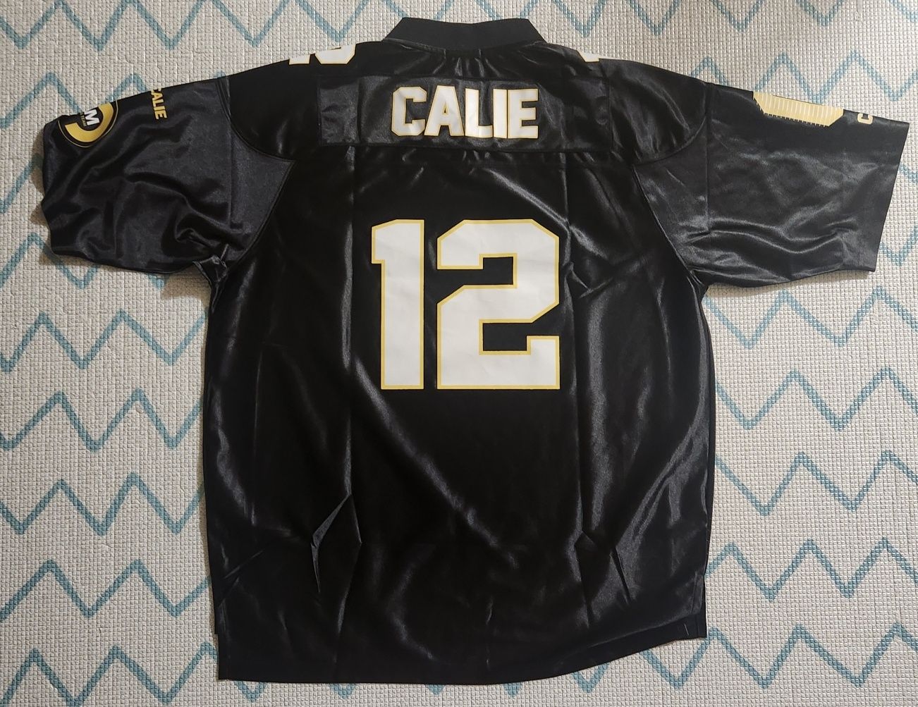 MUSINSA | ASIF CALIE CALIE FOOTBALL JERSEY BLACK