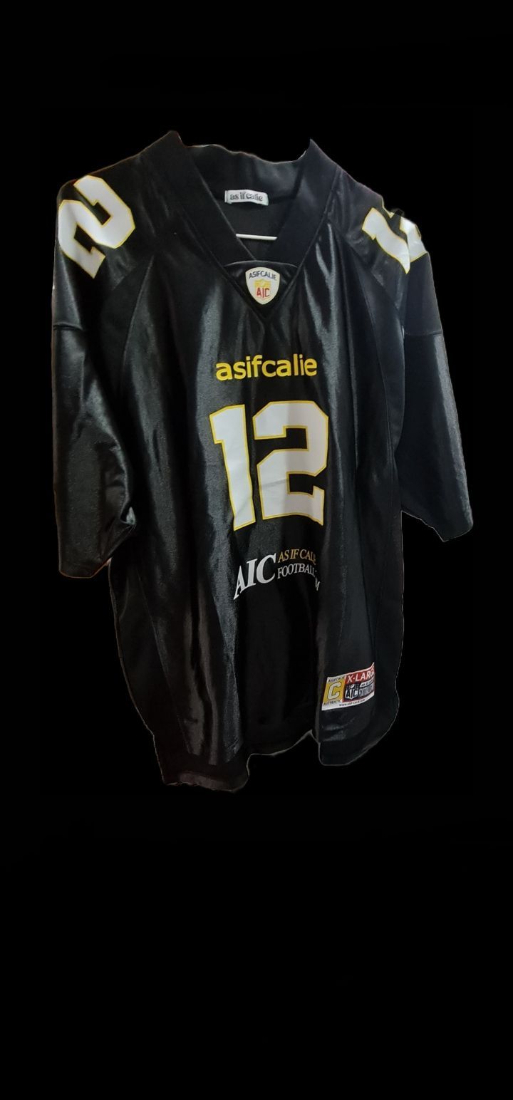 MUSINSA | ASIF CALIE CALIE FOOTBALL JERSEY BLACK