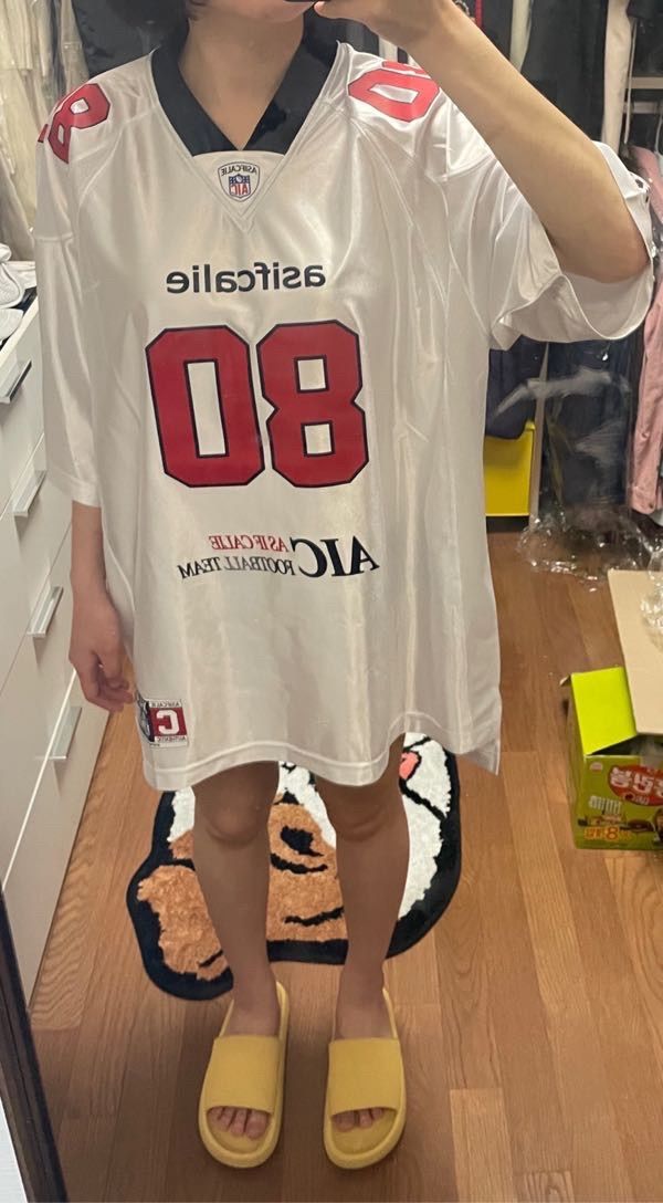 MUSINSA | ASIF CALIE CALIE FOOTBALL JERSEY WHITE