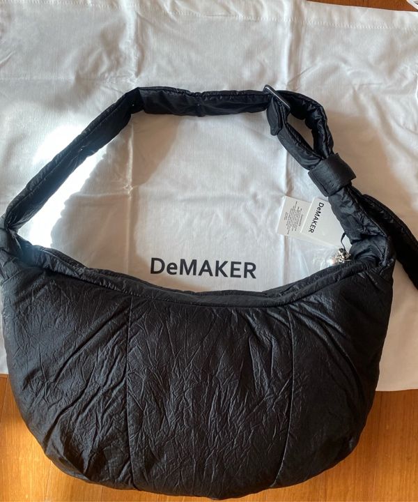 MUSINSA | DEMAKER Big Onion bag-black