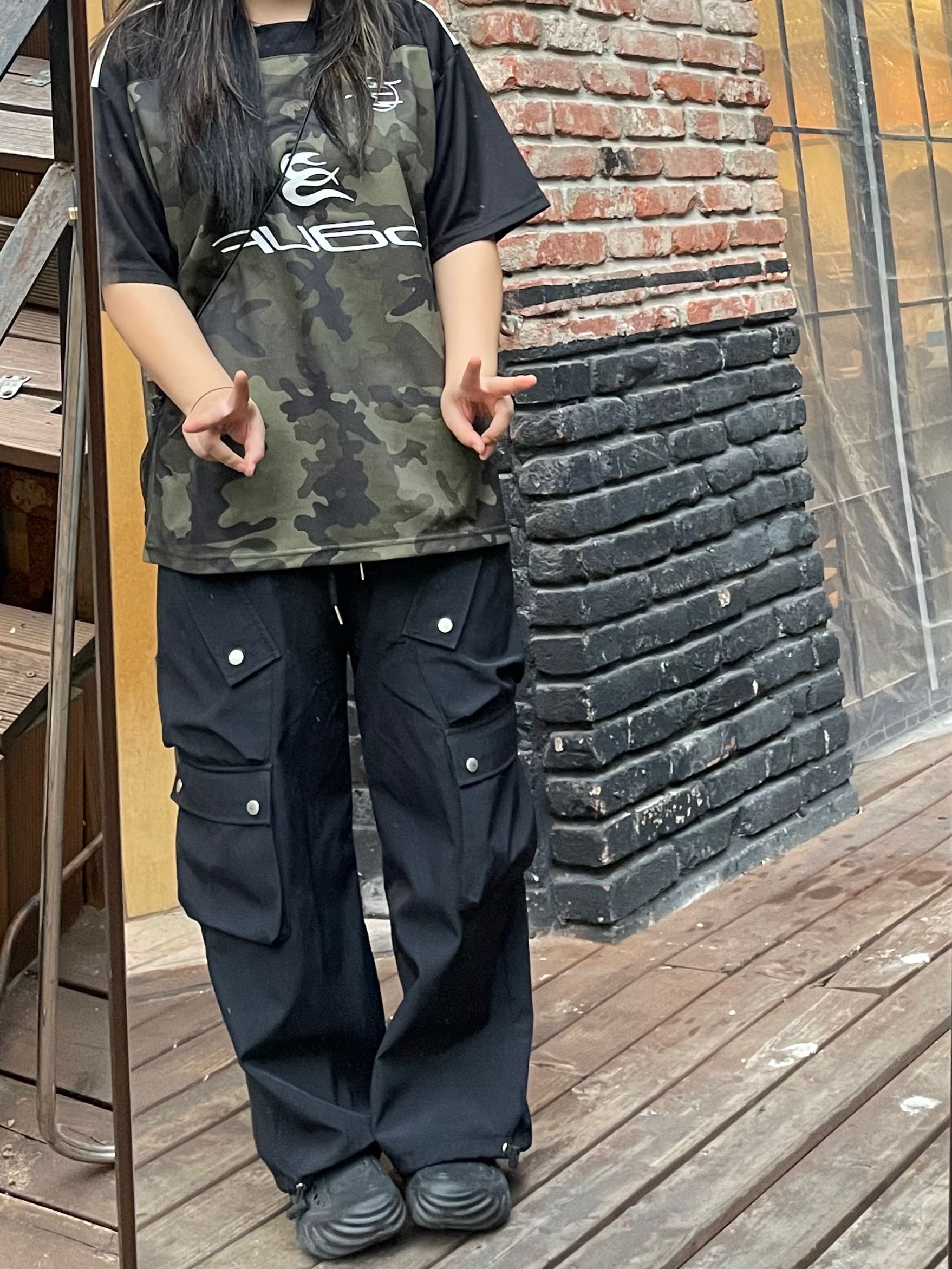 [BAUF] B Soccer Uniform Short Sleeve T-Shirt ★大人気★ MUSINSA | BAUF B Soccer Uniform Short Sleeve T-Shirt [Camo]