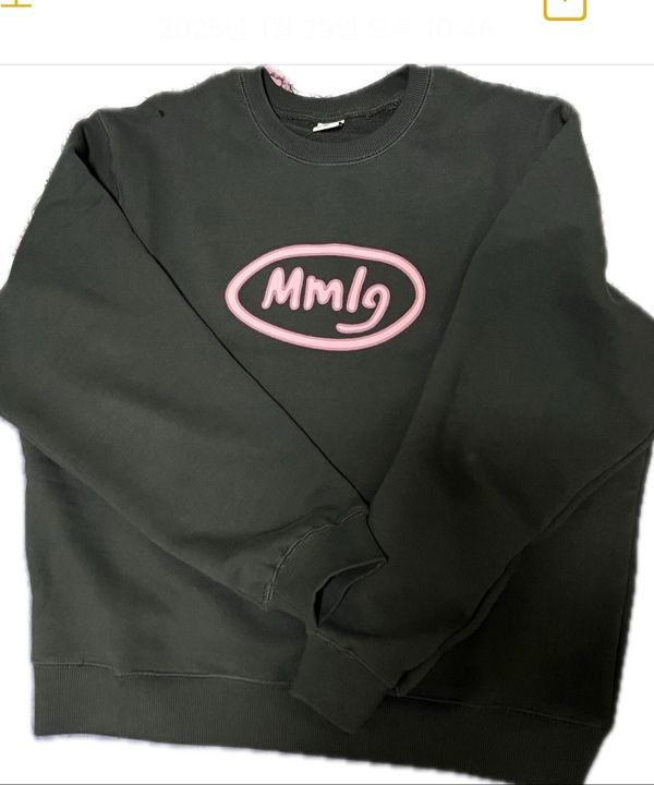 さらに100円引き◆MMLG◆SIGNS SWEAT MUSINSA公式 | MMLG [Mmlg] SIGNS SWEAT (BLUE NAVY)