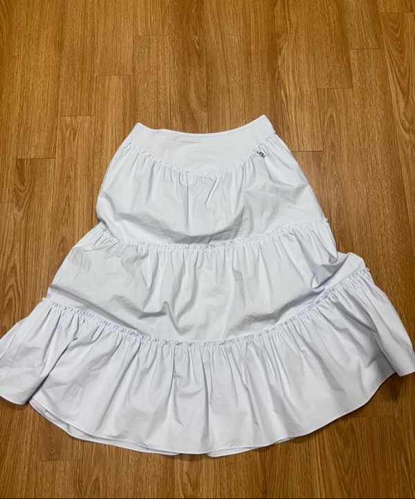 MUSINSA | GLOWNY RODEO TIERED RUFFLE SKIRT (BABY BLUE)