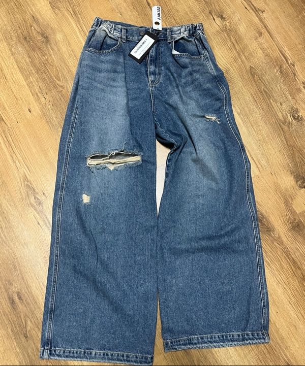 パンツ AAKAM Distressed Pocket Denim Pants MUSINSA | AAKAM Distressed Pocket Denim Pants (Black)