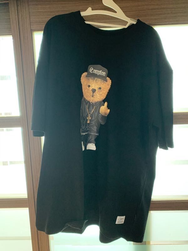 [ STIGMA ]★COMPTON BEAR T-SHIRTS MUSINSA | STIGMA COMPTON BEAR T-SHIRTS WHITE