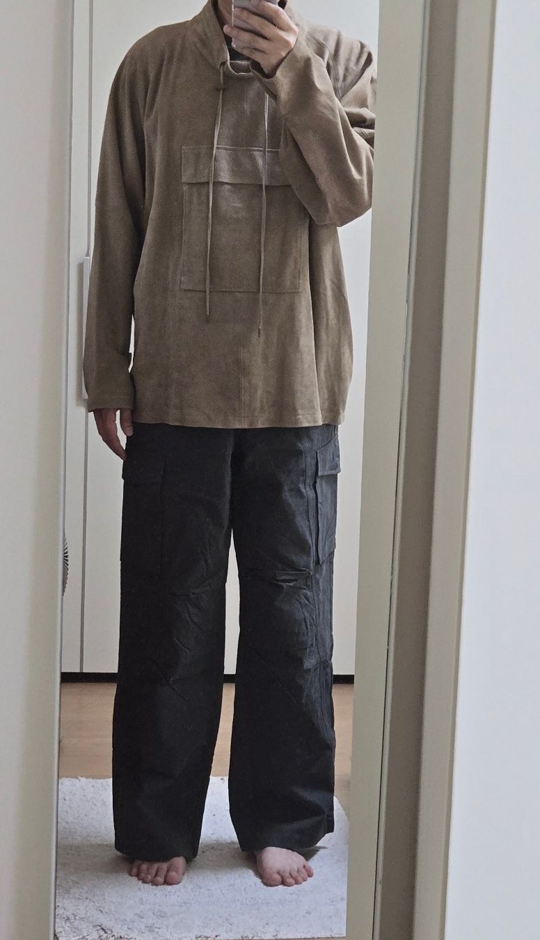 AURALEE 23SS ゴートスウェードプルオーバーブルゾン 3サイズ 中古・古着通販】AURALEE (オーラリー) 23SS GOAT SUEDE P/O BLOUSON
