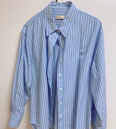 MUSINSA公式 | SIYAZU SITP5100 ルーズフィットストライプシャツ_ 