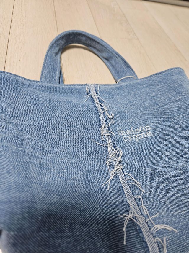 ◆maison creme◆ Reversible Denim mini tote bag MUSINSA公式 | MAISON CREME Reversible Denim mini tote bag