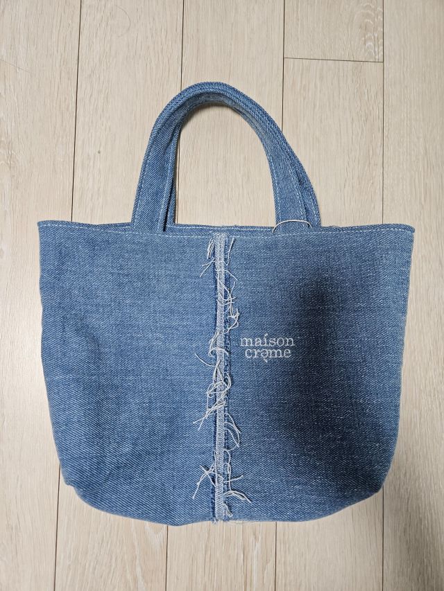 MUSINSA公式 | MAISON CREME Reversible Denim mini tote bag