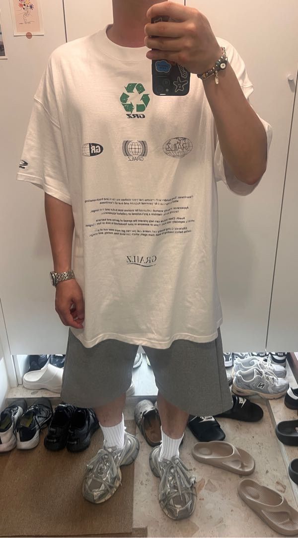 【GRAILZ】RECYCLED GRAPHIC T-SHIRT [WHITE] GRAILZ - Advanced Graphic T-shirt | HBX - Globally Curated