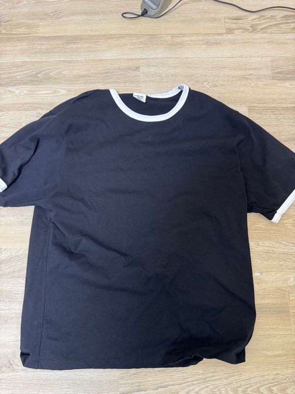 MUSINSA | TOFFEE SOLID RINGER HALF T-SHIRT (4 COLORS)