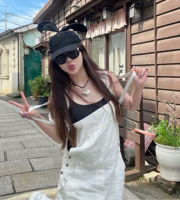 MUSINSA | YOUHEE BUNNY TWEED BALL CAP IVORY