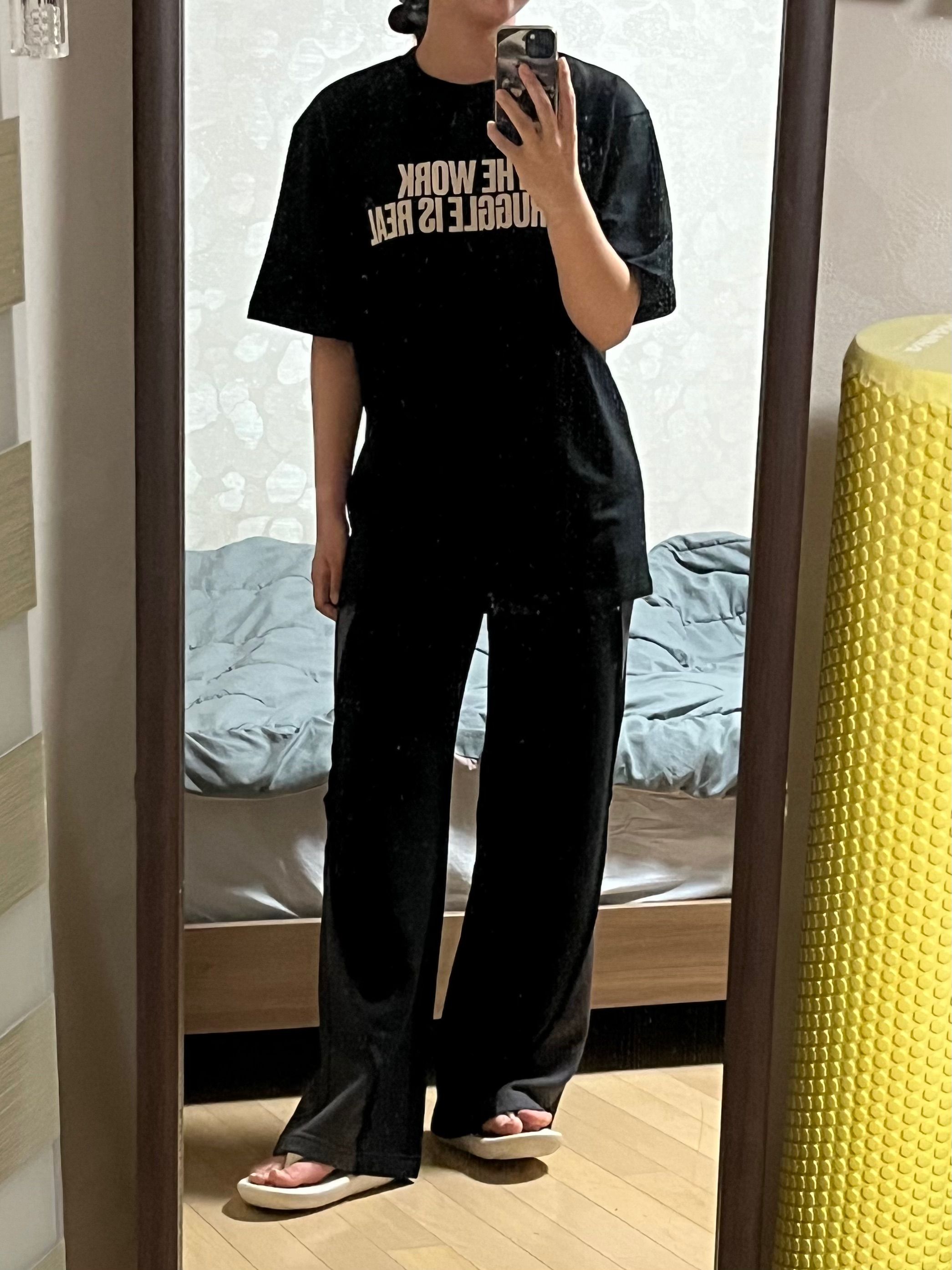 MUSINSA公式 | SCULPTOR Work Struggle Tee Dirty White