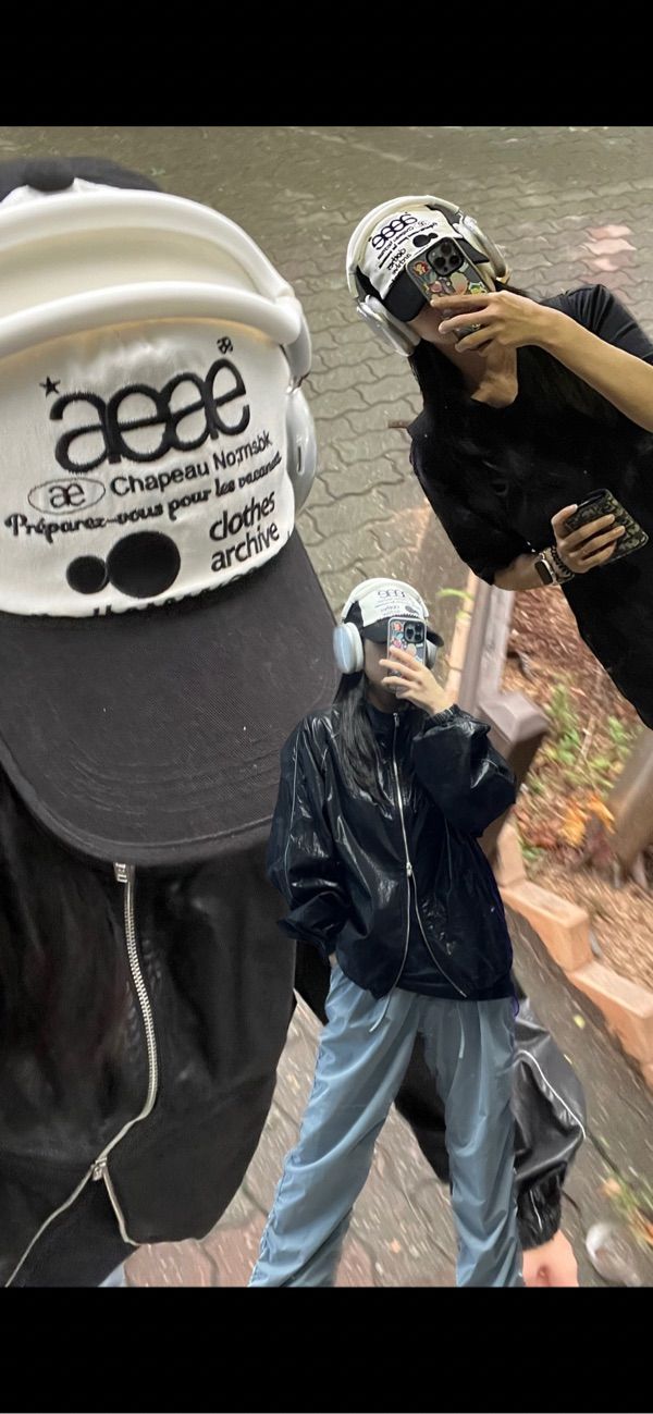 ★AEAE★ WEB LOGO TWO TONE BALL CAP BLACKWHITE A231UAA05BW MUSINSA公式 | AEAE WEB LOGO TWO TONE BALL CAP - [WHITE/BLACK]