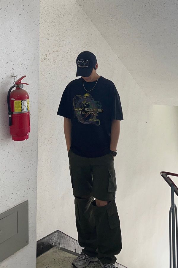 ★PARTIMENTO★ Detachable Multi Pocket Cargo Pants Khaki Multi-pocket cargo pants Khaki green – Sixth June