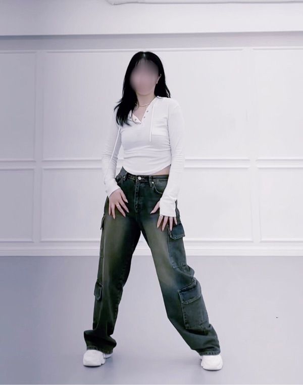 パンツ ROCKCAKE Double Cargo Jeans Vintage Yellow RC23PT02300 ☆AESPA カリナ 着用！！【ROCKCAKE】Double Cargo Jeans