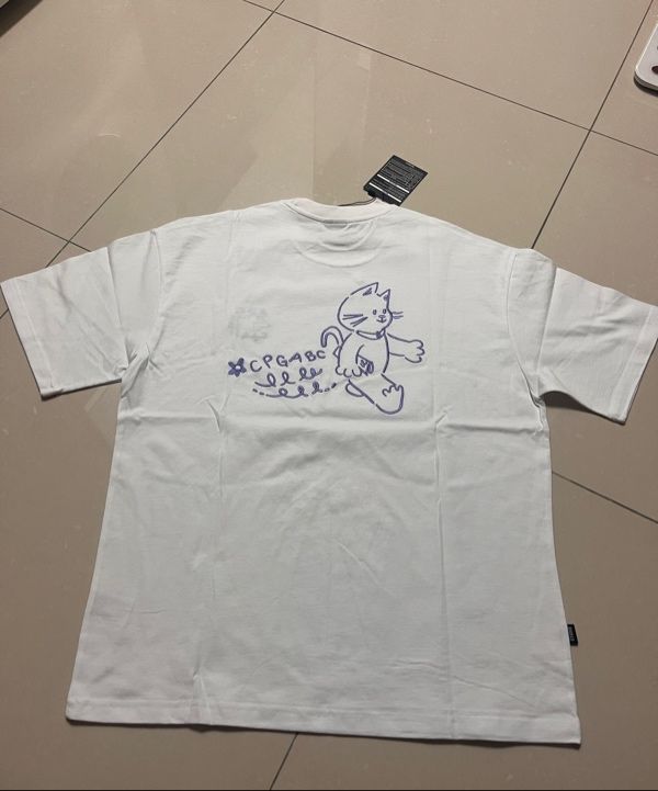 【CPGN STUDIO】24SS★ Fairy Cat Embroidery Short Sleeve Tee MUSINSA | CPGN STUDIO ABC CAT Embroidery Short Sleeve T
