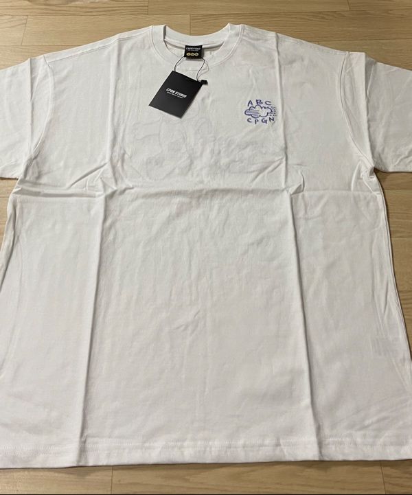 【CPGN STUDIO】ACT NICE CAT Short Sleeve T-shirt MUSINSA | CPGN STUDIO ABC CAT Embroidery Short Sleeve T