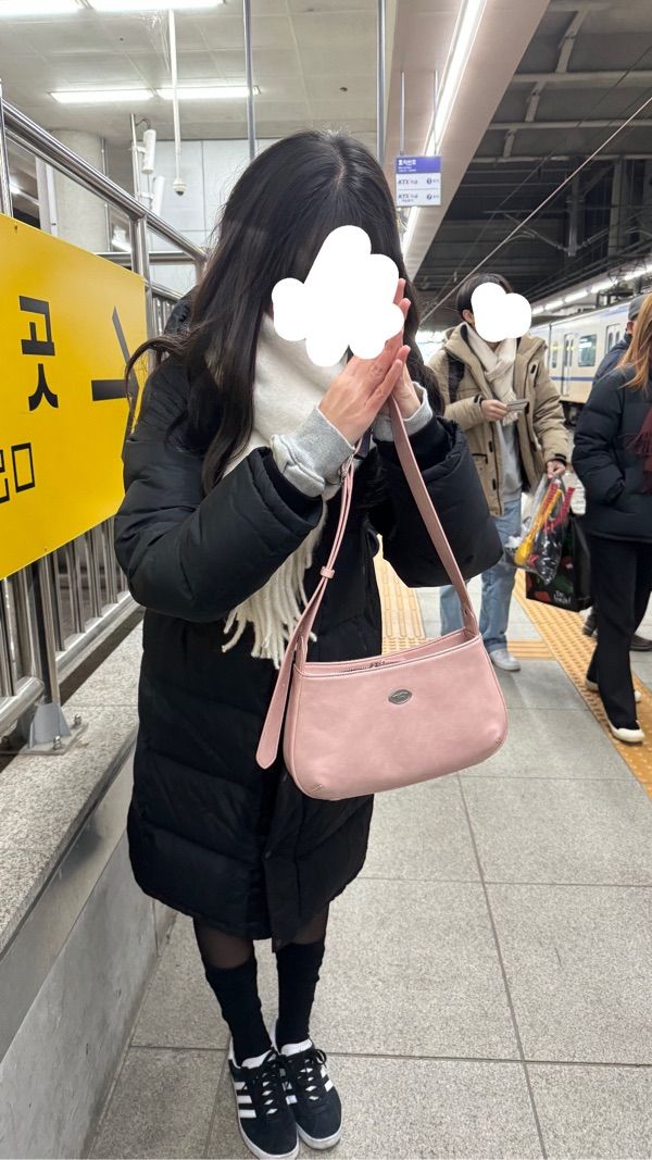 ★SOMEWHERE BUTTER.★ fle twoway bag baby pink MUSINSA | SOMEWHEREBUTTER fle two-way bag - baby pink