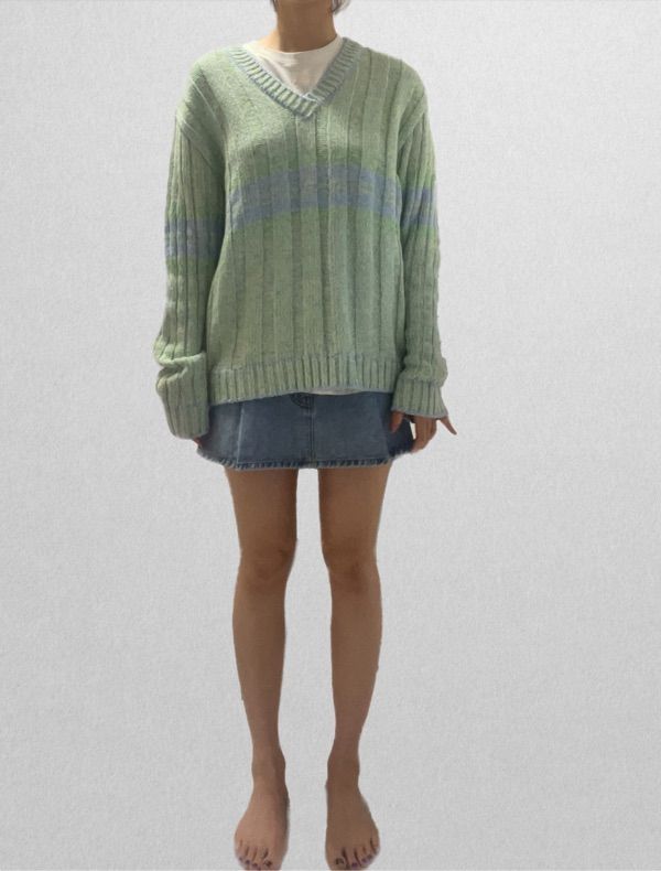 MUSINSA | GROVE Mode Denim Skirt IVORY