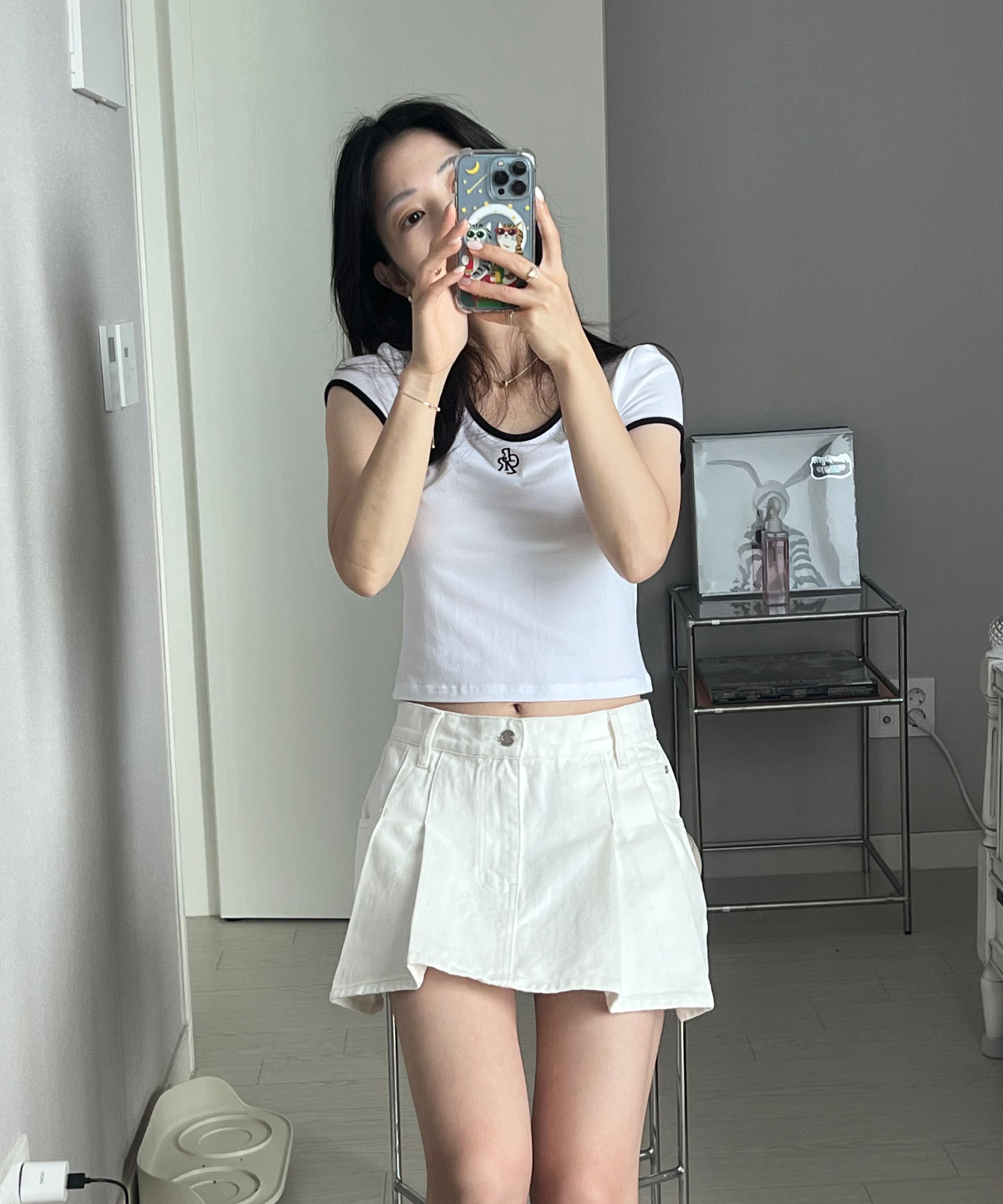 スカート GROVE MODE DENIM SKIRT (ivory) MUSINSA | GROVE Mode Denim Skirt IVORY