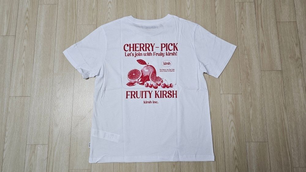 ★KIRSH★ Wording graphic t-shirt white MUSINSA | KIRSH Fruity Kirsch Graphic T-Shirt [White]
