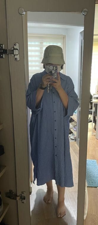 MUSINSA | MATIN KIM MATIN STITCH SAFARI BUCKET HAT IN CHARCOAL