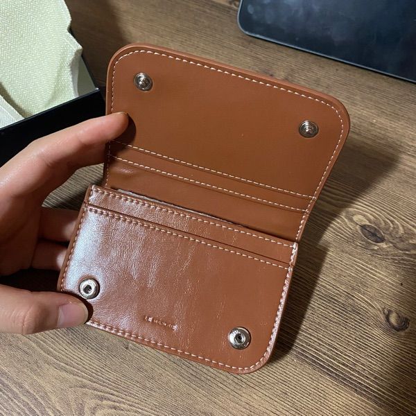 MUSINSA公式 | LEMASQUE Dot Compact Business Card Holder Pale