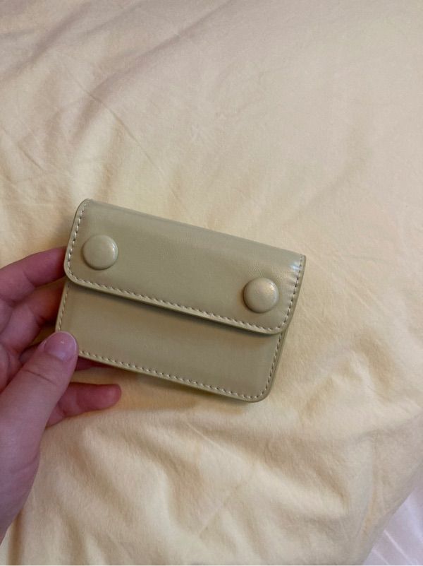 MUSINSA公式 | LEMASQUE Dot 3-stage accordion coin card wallet Pale