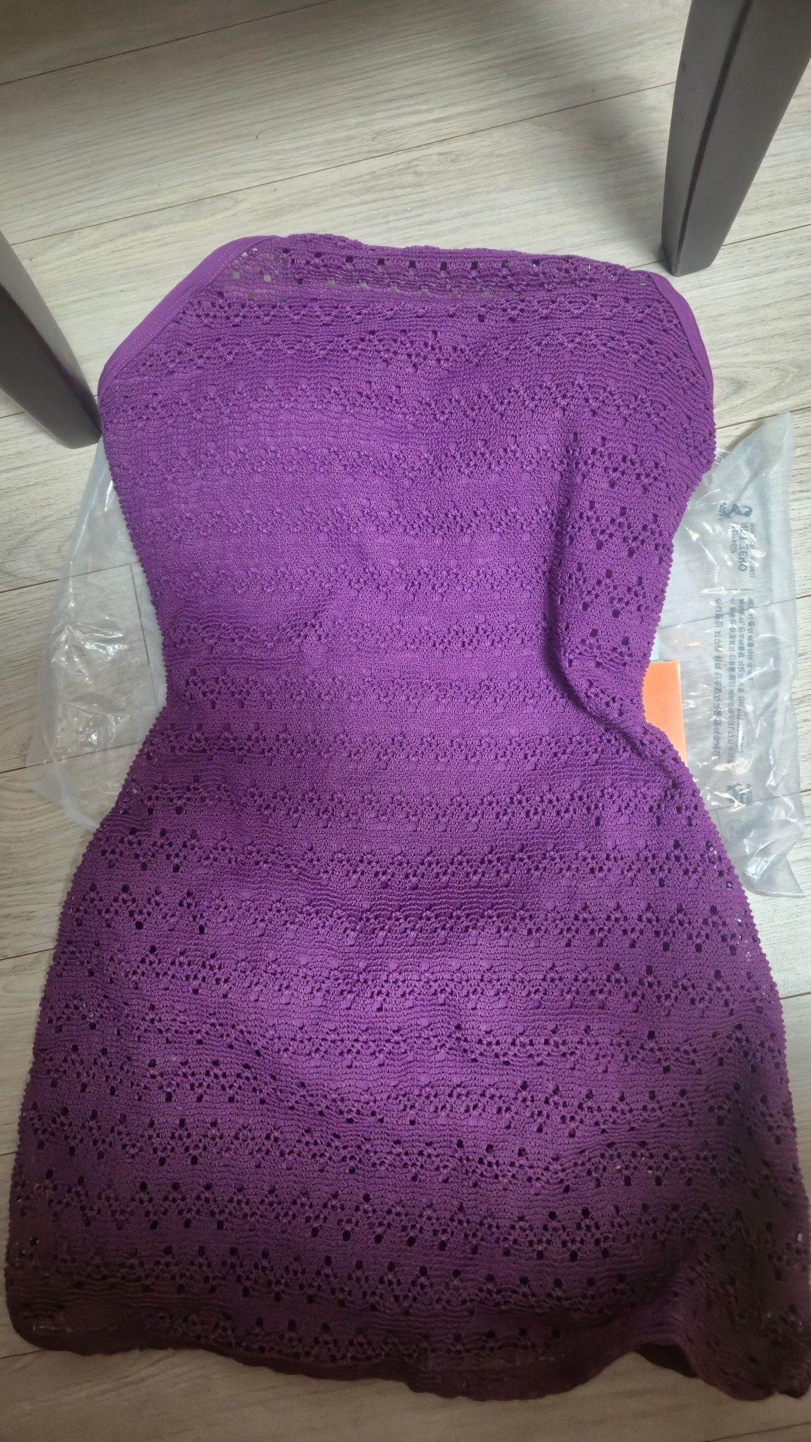 MUSINSA | CORALIQUE Back string crochet monokini 3color