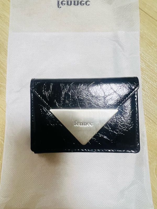 ★Fennec★ CRINKLE TRIANGLE TRIPLE WALLET BLACK FM2PK07BKF CRINKLE TRIANGLE TRIPLE WALLET - BLACK - Fennec