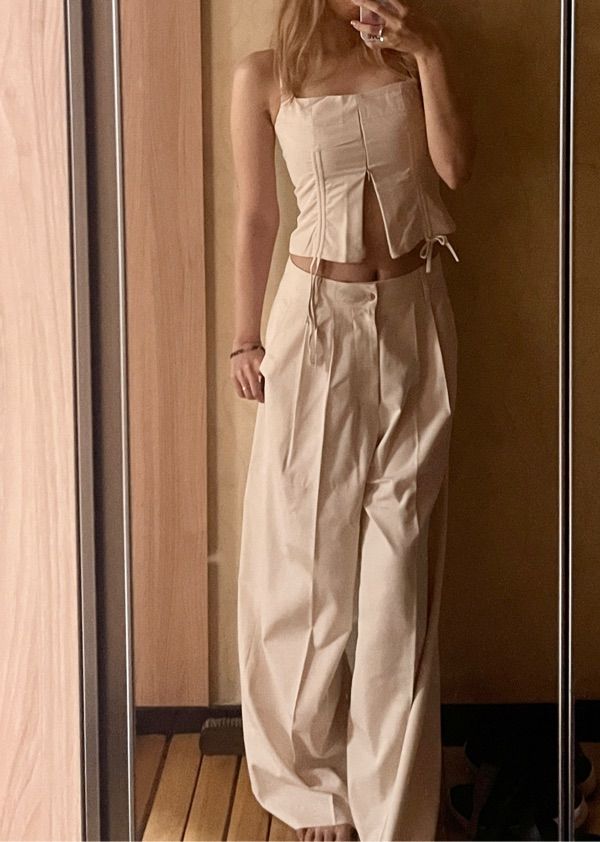 トップス GLOWNY HOUSTON BUSTIER TOP (SAND) MUSINSA | GLOWNY HOUSTON BUSTIER TOP (BLACK)