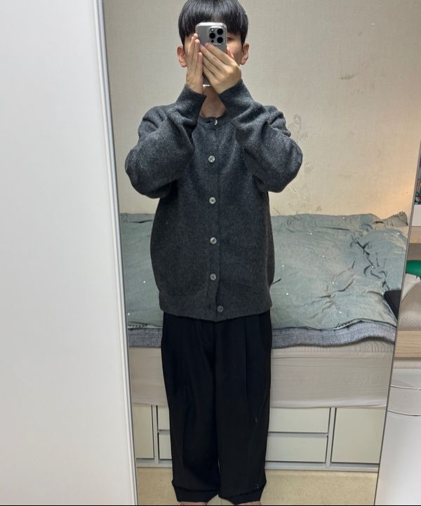 【NONCODE】Moan Wool Diagonal Pin Tuck Pants NONCODE】Moan Wool Diagonal Pin Tuck Pants