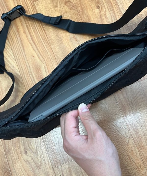 MUSINSA | MUSINSA STANDARD Cordura Big Size Waist Bag [Black]