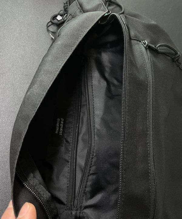 MUSINSA | MUSINSA STANDARD Cordura Big Size Waist Bag [Black]