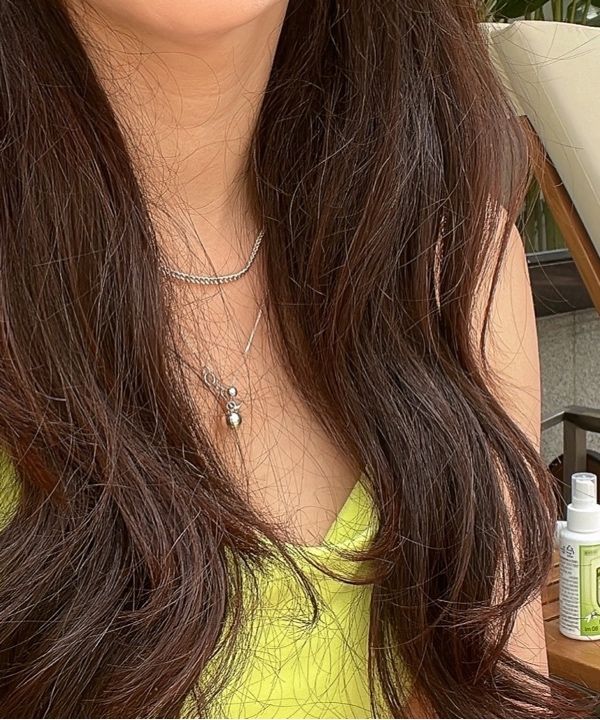 MUSINSA公式 | TATIANA (Silver 925) Planet drop necklace NZ2110