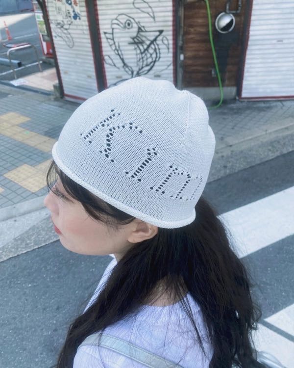 MUSINSA公式 | MATIN KIM LOGO PUNCHING BEANIE_BLACK