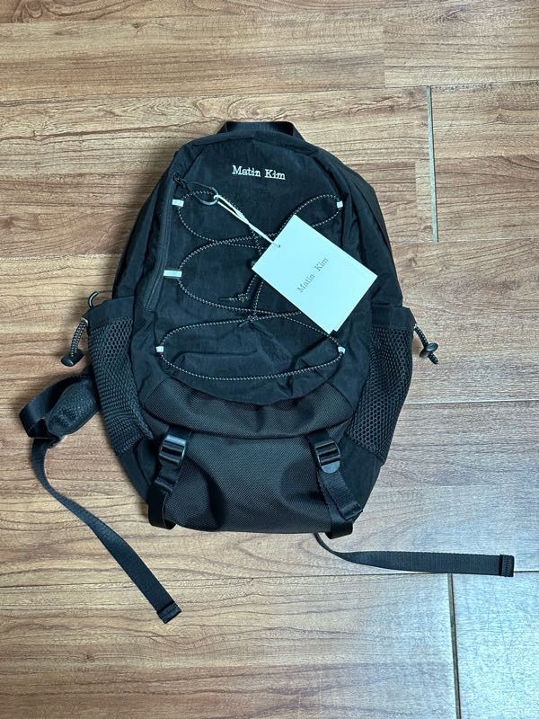 MUSINSA | MATIN KIM STRING UTILITY BACK PACK IN BLACK
